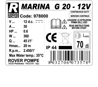 MARINA 12V-G 20 marina-12v-g-20